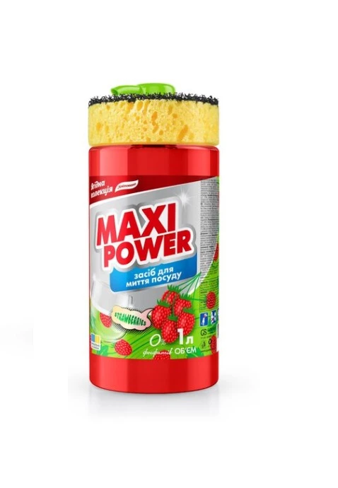 MAXI POWER DETERGENT VASE 1L STRAWBERRY 